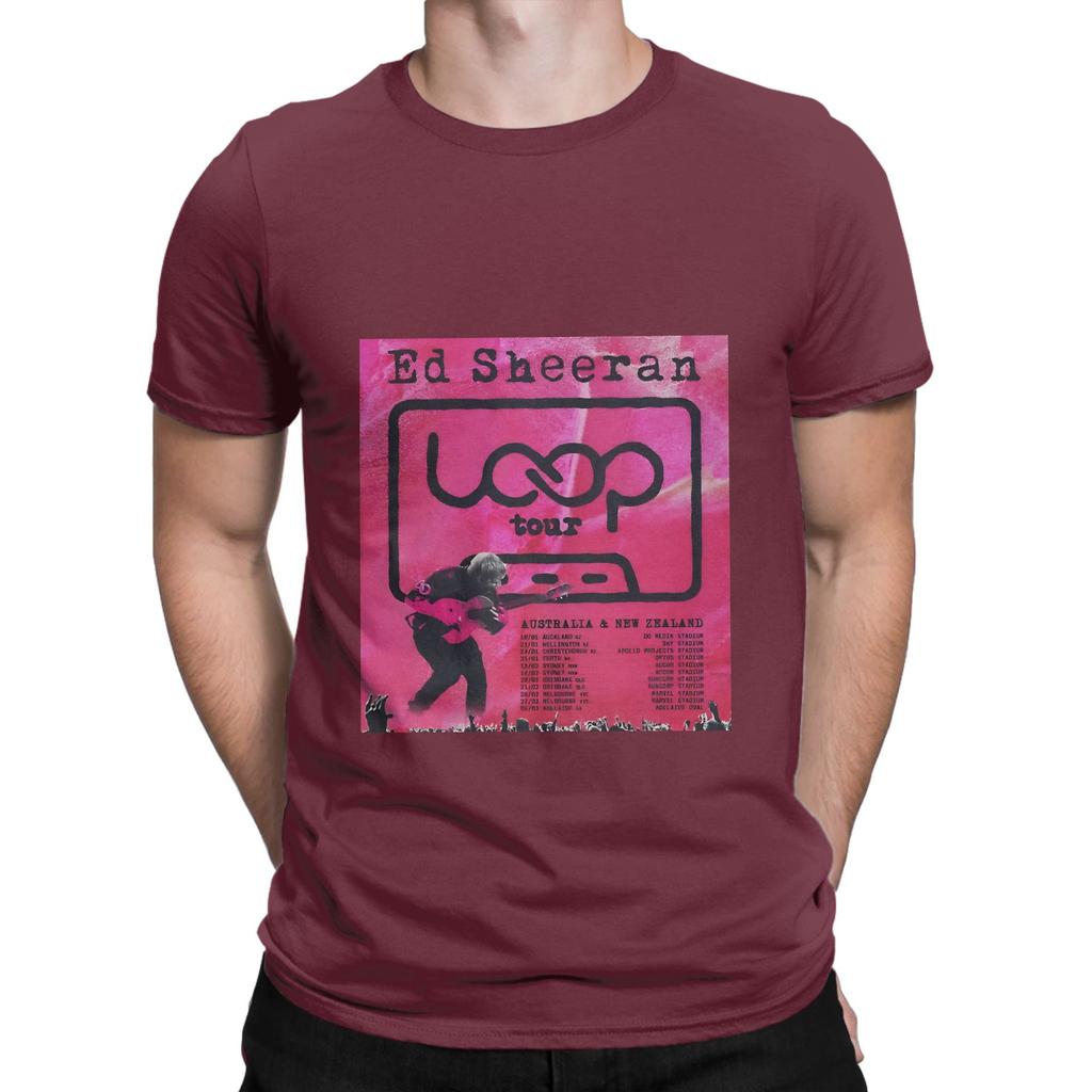 Ed Loop Tour Australia NZ 2026 Concert Funny Graphic 100 Cotton TShirt EEd Sheeran Tees Tops For Unisex