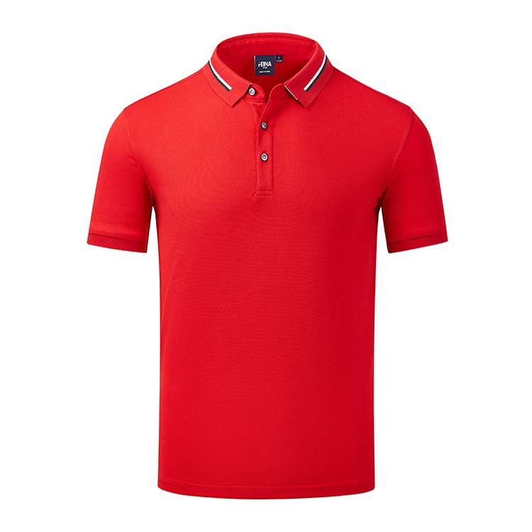 YDD FN2069  210G Lino Algodón Jane-Lino Algodón Encogimiento Solapa de Seda Camiseta POLO