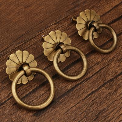 Vintage-Schrank, Kommode, Schublade, einzelnes Loch, runder Ringgriff, Möbel-Türknauf