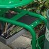 Rolling Seat 360 degrees Rotatable Height-Adjustable Garden Cart with Storage Surface Wheels Handle Mobile Garden Seat Rotatable Work Seat Garden