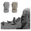 Creative Squeeze Stone Man Stress Toy Soft Rebound Moai Statue Funny Eyes Expression Relaxing Gift for Children Adults