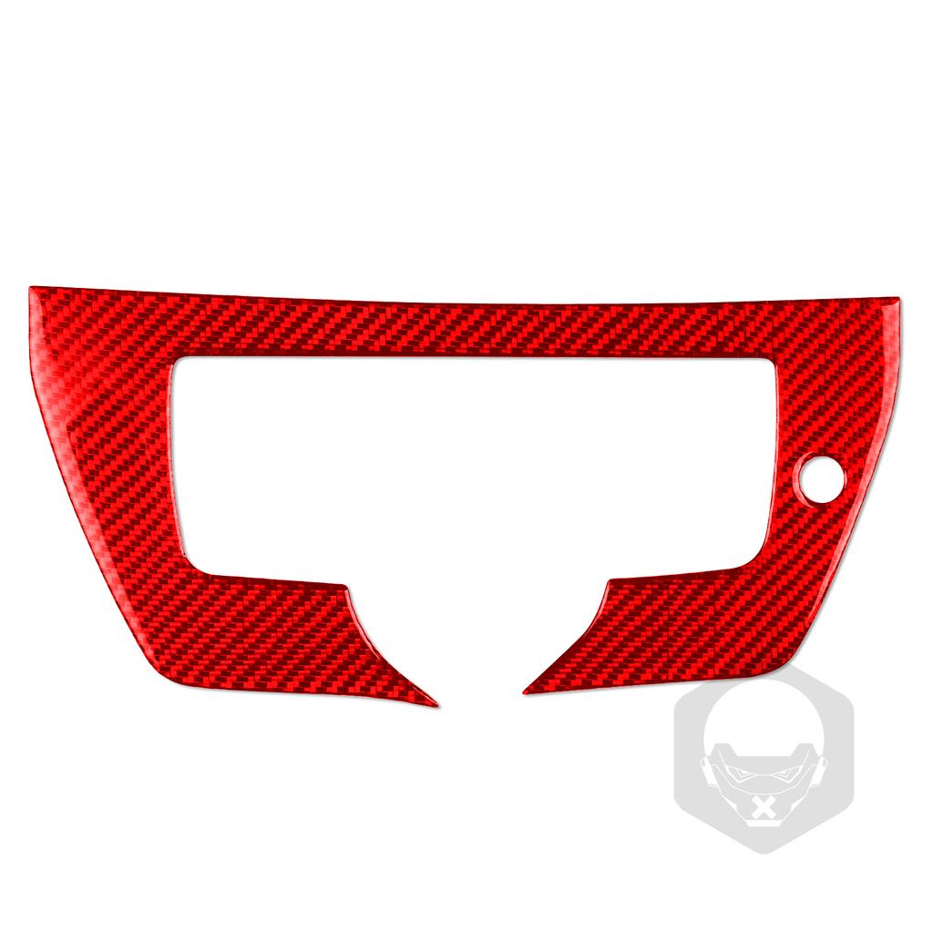 For Ford F150 Raptor 2015- Real Carbon Fiber Car Rear Door Cover Switch Trunk Handle Trim Stickers Exterior