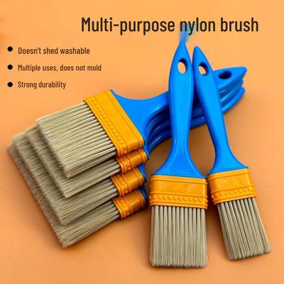 Nylon Bristle Brush - Non-Shedding for Industrial Cleaning, Dust Removal & BBQ