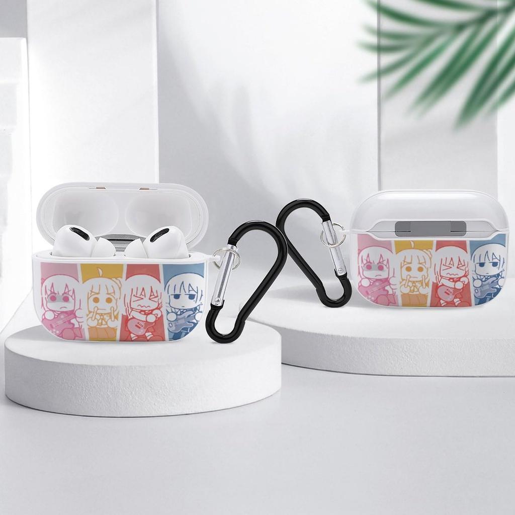 Bocchi the Airpods Pro 2 Cute Character Stylish Airpods Pro 2nd Generation Sports Earphone Wireless Charging Gift Rock! Case, Design, Case, Case,
