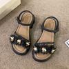 Flower Women Sandals Dress High Heels Shoes Platform Shoes Woman Casual Pumps 2025 Trend Summer Beach Cozy Zapatos Mujer