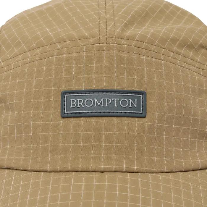 SLUB CHECK CAMP CAP - D/BEIGE (P255AHA103)