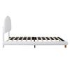 Upholstered Bed Children's Bed 90x200cm, with Headboard and Slatted Frame, Frame Made of Wood and Circular Fleece, for Adults and Youth, Without Mattress1