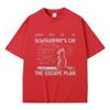 Schrodinger Cat The Escape Plan Funny Meme Print T-shirt Men Women Casual Cotton Vintage T Shirt Men's Oversized T-shirt