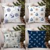 Pillow Case Oean Animals Sofa Short Plush Double-Sided Hd Printing Room Home Office Gift Cushion Cover