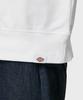 DICKIES French Terry Relaxed Small Embroidered Logo Crewneck White