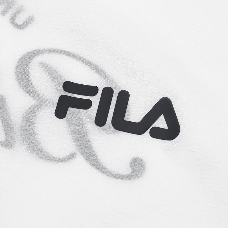 Fila Lifestyle Original Versatile Casual Polo Zip Long Sleeve Shirt Women Shirts Cloud-Mushroom-White F11W529704F-WT