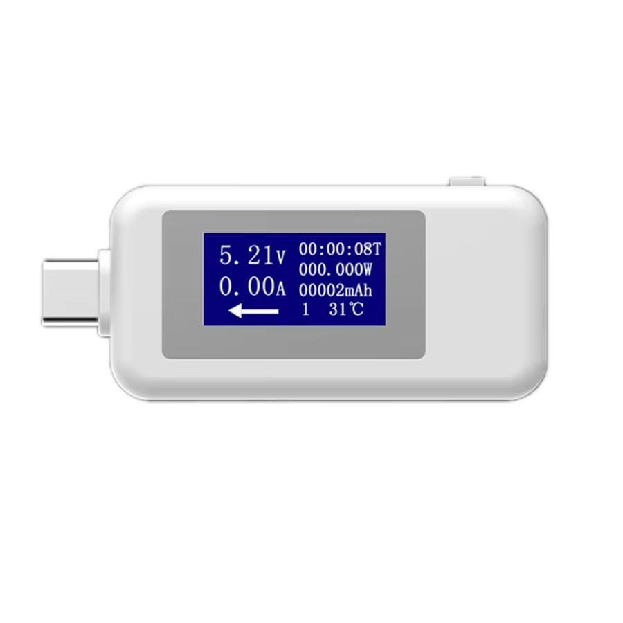 USB Tester Voltmeter Ammeter TYPE-C Digital Monitor Current Voltage Monitor Charger Capacity Tester Cut-off Power Indicator
