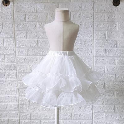 Girls Tulle Puff Skirt Boneless Soft Hoop Dual-Wear Elastic Waist