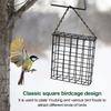 Suet Bird Feeder Cube Cage Food Container Outdoor Hanging Wild Birds Parrot Feeding Tree Portable Fruit