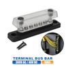 5 Post Power Distribution Block Bus Bar 100A 48V Marine Bus Bar, Automobile Battery Terminals Distribution Block