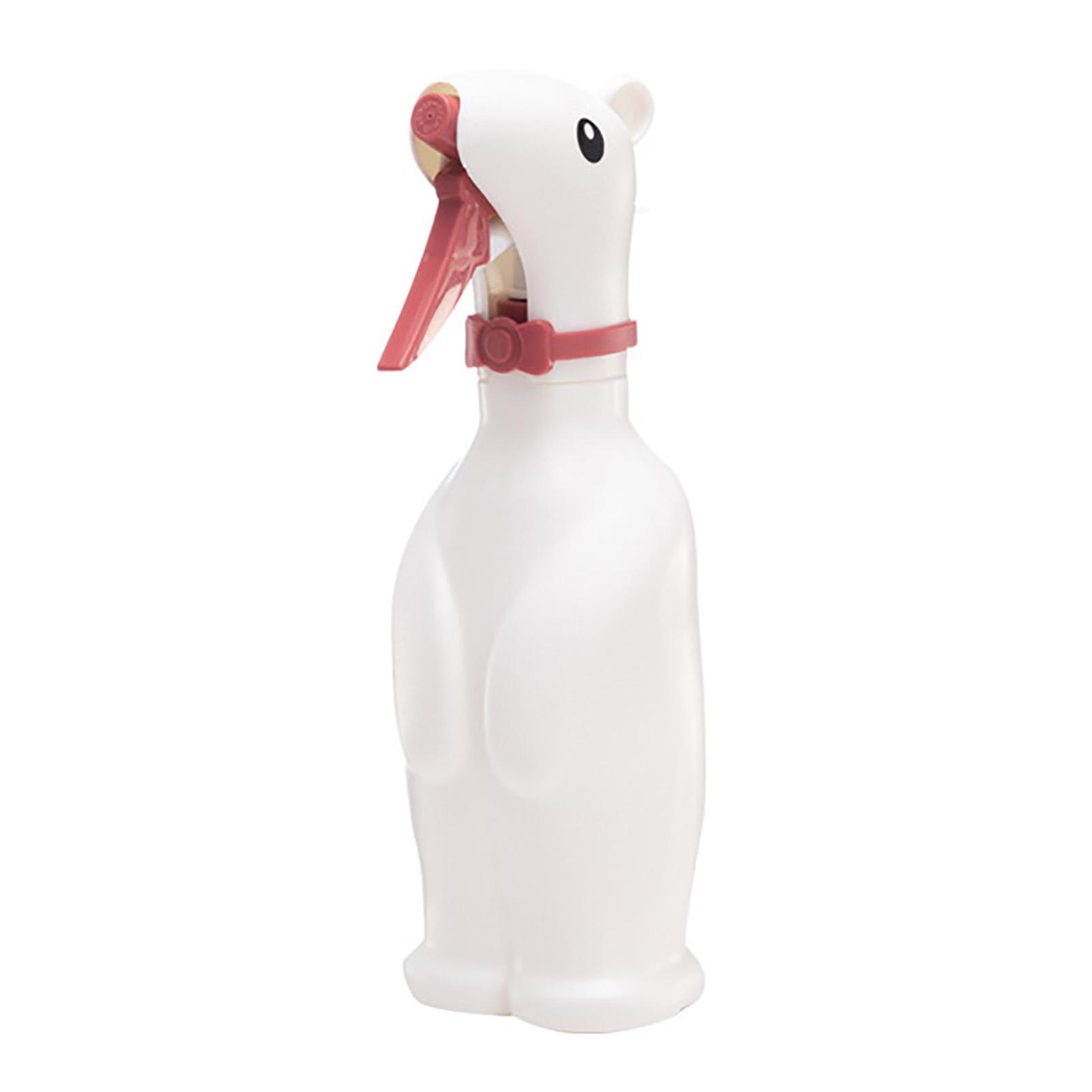 

Polar Bear Shaped Empty Spray Bottle 500ml Capacity Refillable Fine Mist Anti Slip Handle Trigger