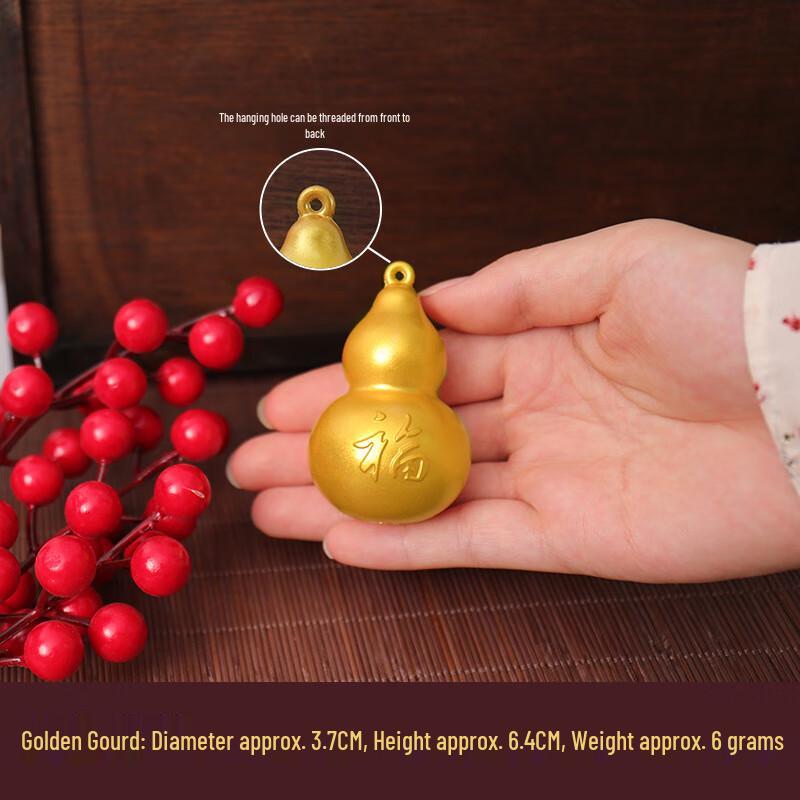 

Prosperity Gourd Copper Ornament