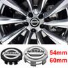 54mm/60mm Neue Auto-Radnabenkappen Abdeckung Emblem für Nissan Qashqai Sylphy X-Trail Teana Juke 350Z Altima Livina Micra Navara