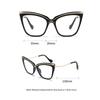 Xiaomi Women Cat‑Eye Zero‑Power Decor Glasses with Lenses Fashion Reading Eyewear for Office Daily Use Multi Color Available