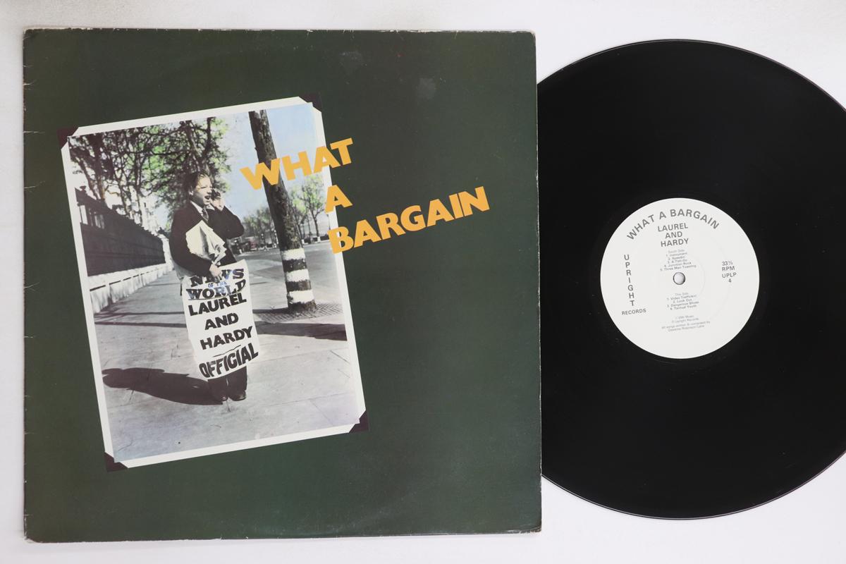

LP Record LAUREL & HARDY - What A Bargain UPLP4 UPRIGHT RECORDS 1983 UK Reggae, Ska & Dub Used