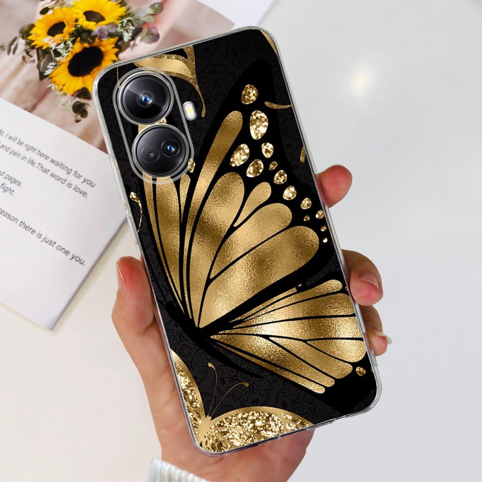 For Realme 10 Pro+ 6.7" RMX3687 Case Cute Cartoon Astronaut Cat Soft Silicon TPU Cover For Realme 10 Pro Plus Bumper Phone Case