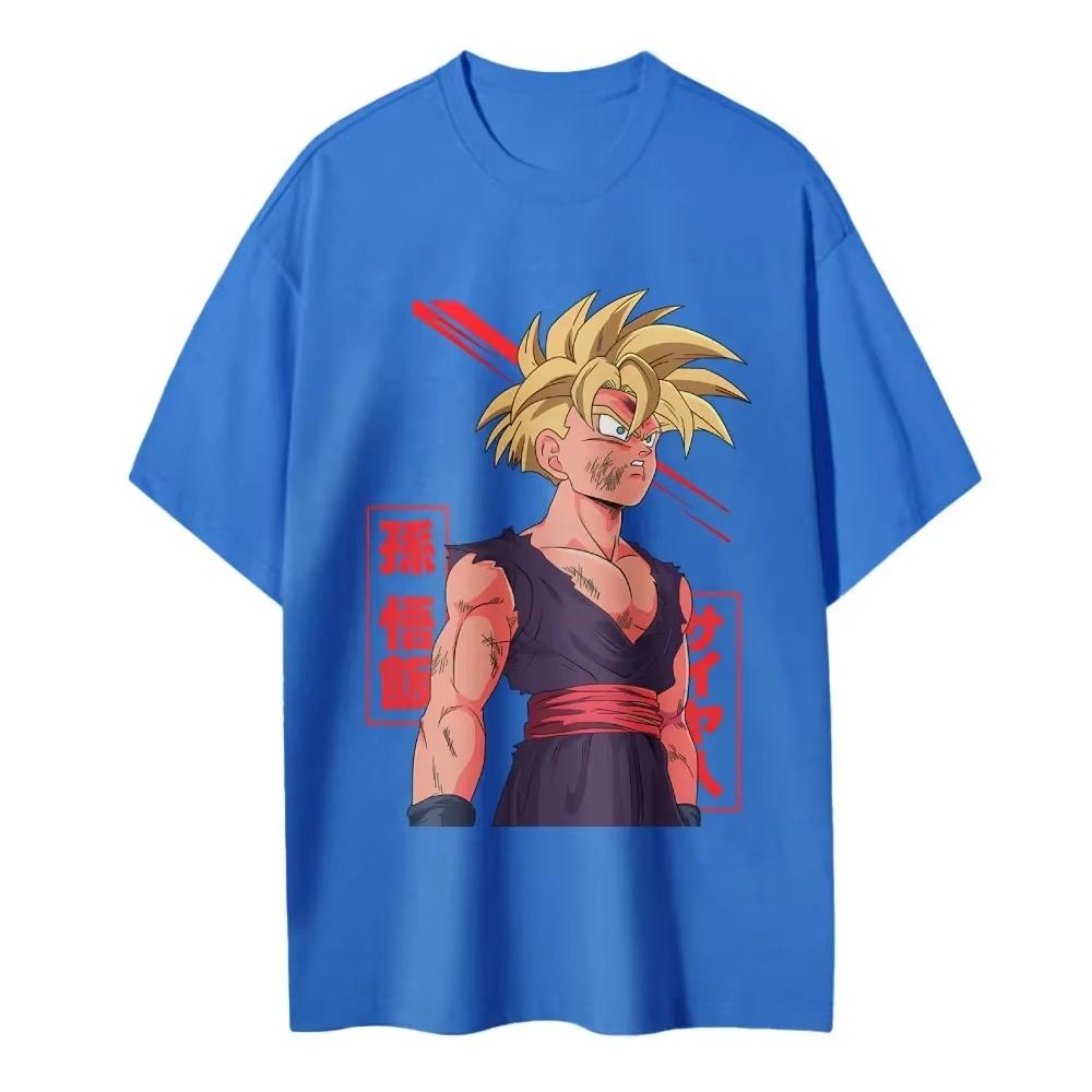 2026 Summer Anime Dragon Ball Family Outfits Goku Print One Piece Tshirts Dad Mom Kids Matching Tops Highquality Trendy Tees