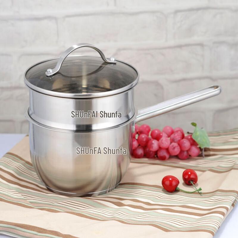Shunfa Hewei 2-Layer Stainless Steel Steamer Pot with Lid 16cm
