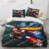3D Rockman Megaman Game Cartoon Comforter Bedding Set,Duvet Cover Bed Set Quilt Cover Pill