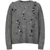 Joys & Annaco Elegant Wool-Alpaca Sequin Knit Sweater