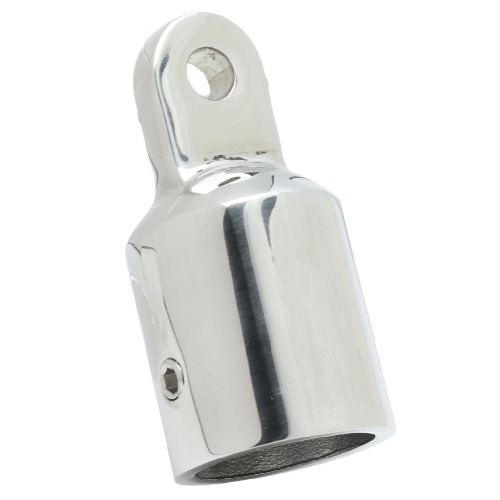 Boat Top Caps Stainless Steel 316 Highly Polished Marine Fittings for Kayak Yacht Canoe25mm(1in)
