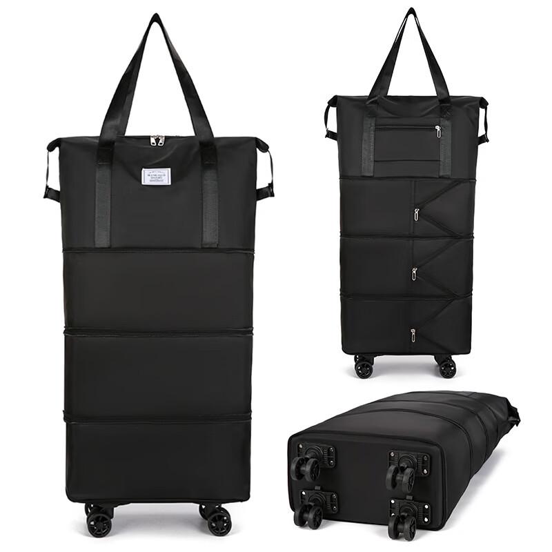 

Lishin Expandable Rolling Travel Duffel Bag