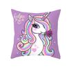 40/45/50cm Cartoon Purple Unicorn Series Cushion Cover for Sofa Girls Kids Bedroom Pillowcase Home Decorative Pillow Cover