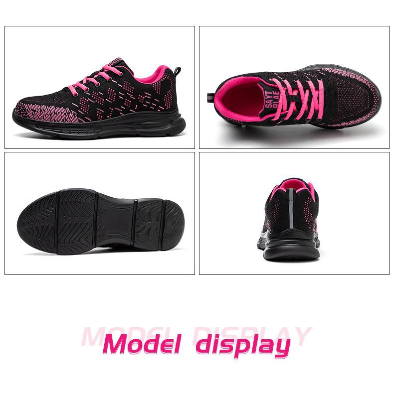 Leichte Sicherheitsschuhe für Damen: Stoßfest, durchstoßfest, atmungsaktiv, komfortabel und rutschfest für Baustellen.