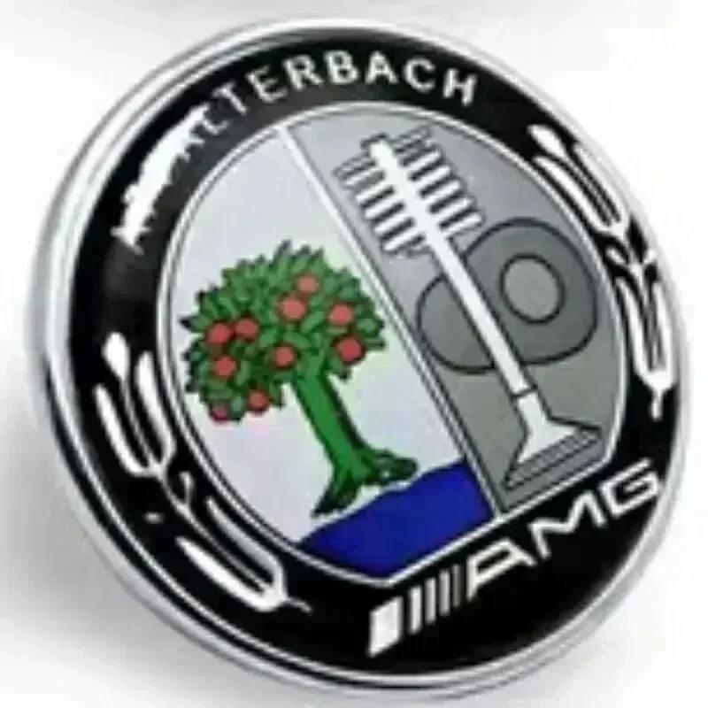57mm Star Flat Hood Bonnet Logo For Mercedes Benz W204 W124 W201 W202 W212 W220 W205 Emblem Badge stickers automobile Accessorie QZ8