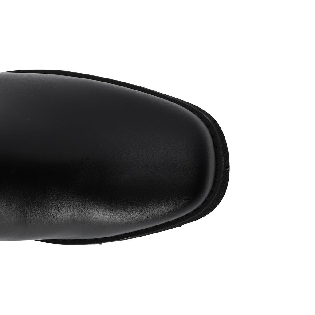 Modische Stiefel 214304 Schwarz [Monet]