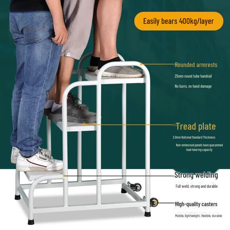 JINGGENG Mobile Warehouse Ladder