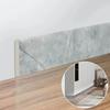 2M/Roll DIY Thickened Skirting Line Anti-collision Self Adhesive Wall Sticker Soft 3D Decoration Strips Living Room