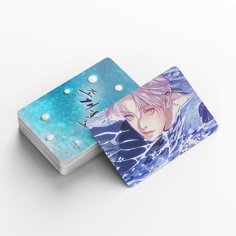 92pcs/set Anime Ye HuaJi Photo Cards Korean Comic Stickers Double-sided LOMO Greeting Card