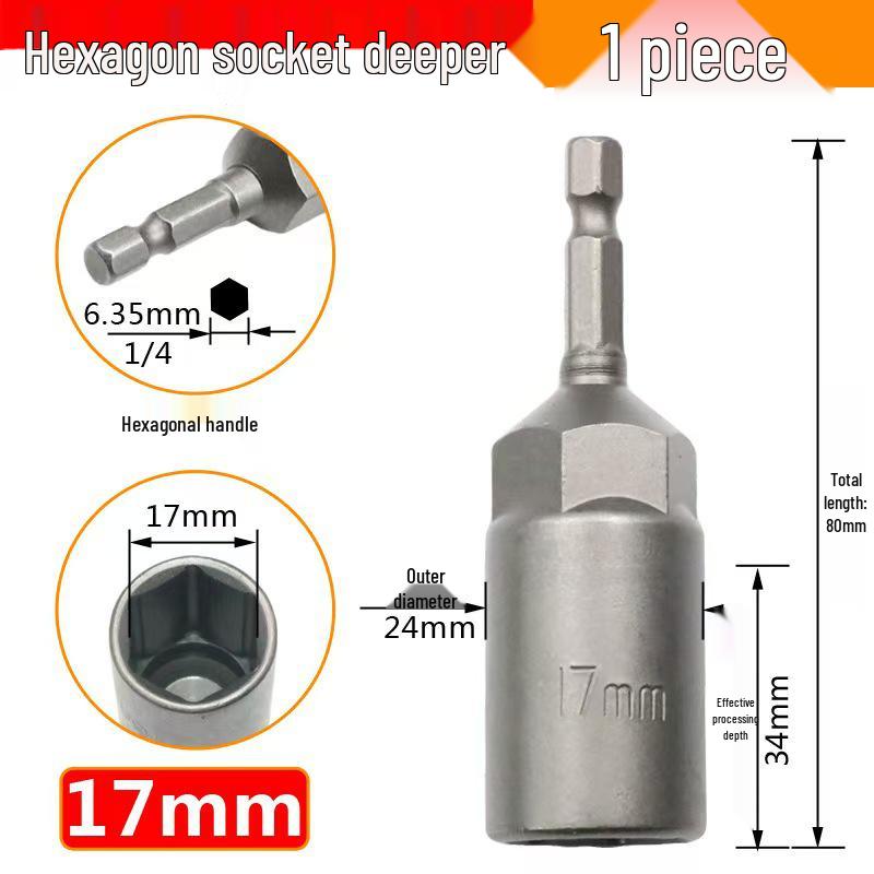 Elektrischer Tiefgangschlüssel 5,5-19mm für Bohrmaschine & Schlagschrauber