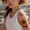 28PCS Butterfly Temporary Tattoos Long Lasting Body Stickers 3D Floral Adult Men Women Stickers Cosplay Party Stickers Props
