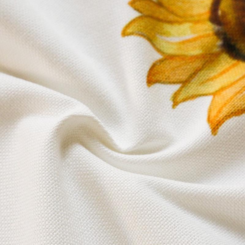 Linen Round Tablecloth Light Luxury Household Tablecloth Waterproof Non-slip No-wash Tea Table Decoration Protection Cover Cloth