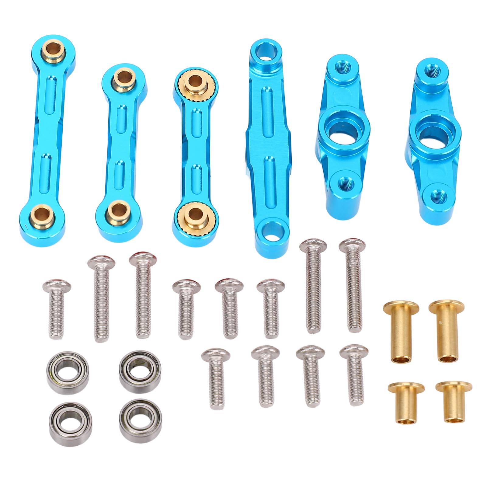 

RC Car Steering Tie Rod Alloy Enhanced Performance Steering Assembly Upgrade Parts for TT02 RC Car