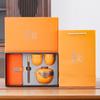 Ceramic Kung Fu Tea Set Business Banking Company sends customers and employees high-end gift sets as opening gifts