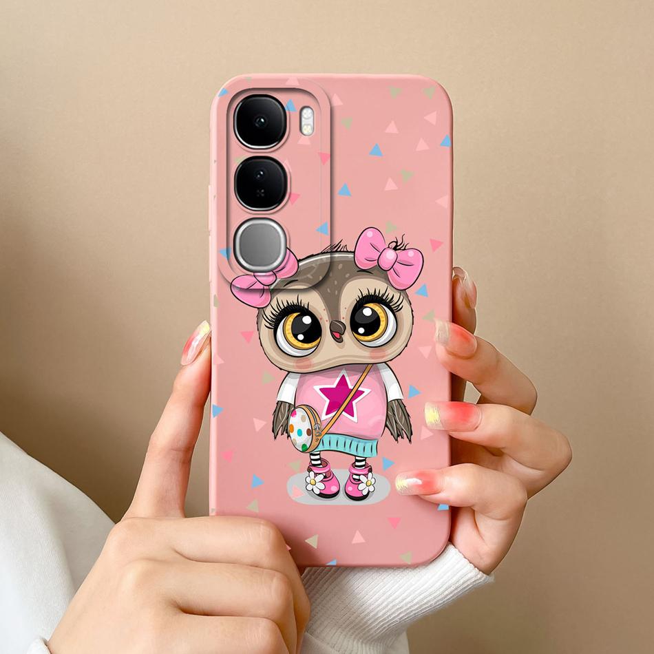 For Vivo V40 Lite V40SE Y200 Y300 Case Simple Heart Liquid Silicone Camera Protection Back Cover For Vivo V 40 Lite V40 SE Funda
