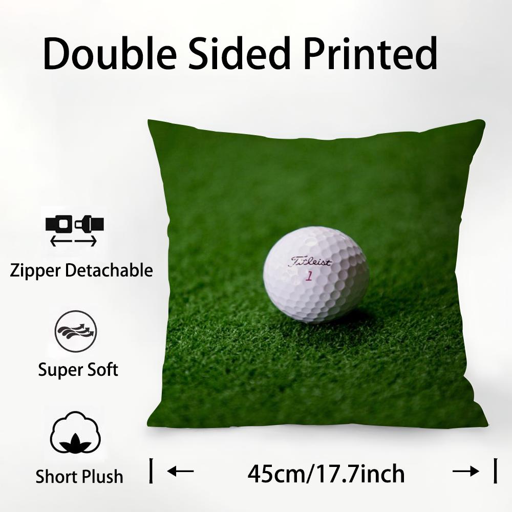 Golf Sports T-TitleistS Pillow Case Plush Fabric Soft Double Sided Print Sofa Cushion Cover Throw Pillow Covers