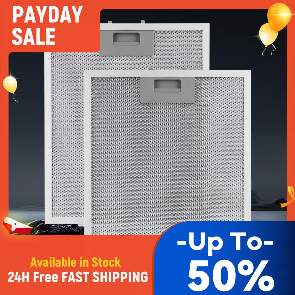 

2PCS Aluminum Range Hood Filters 320x260mm Metal Mesh Extractor Vent Filter Mesh Hood Grease Filter Range Hood Accessories China Mainland