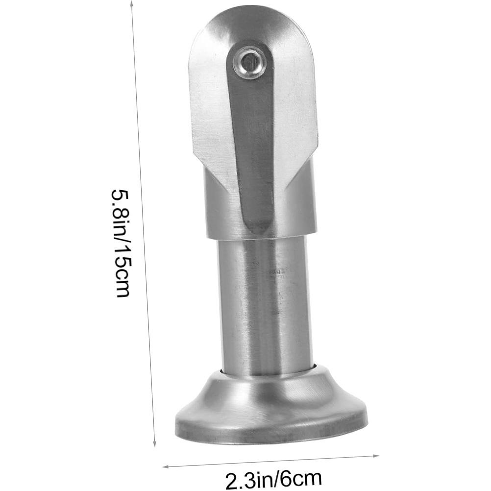 

Mobestech 2 шт. Опорные ножки для перегородок, Ножки для туалетных перегородок, Ножки для перегородок из нержавеющей стали, Опорная скоба, Настенный держатель, Туалетная перегородка