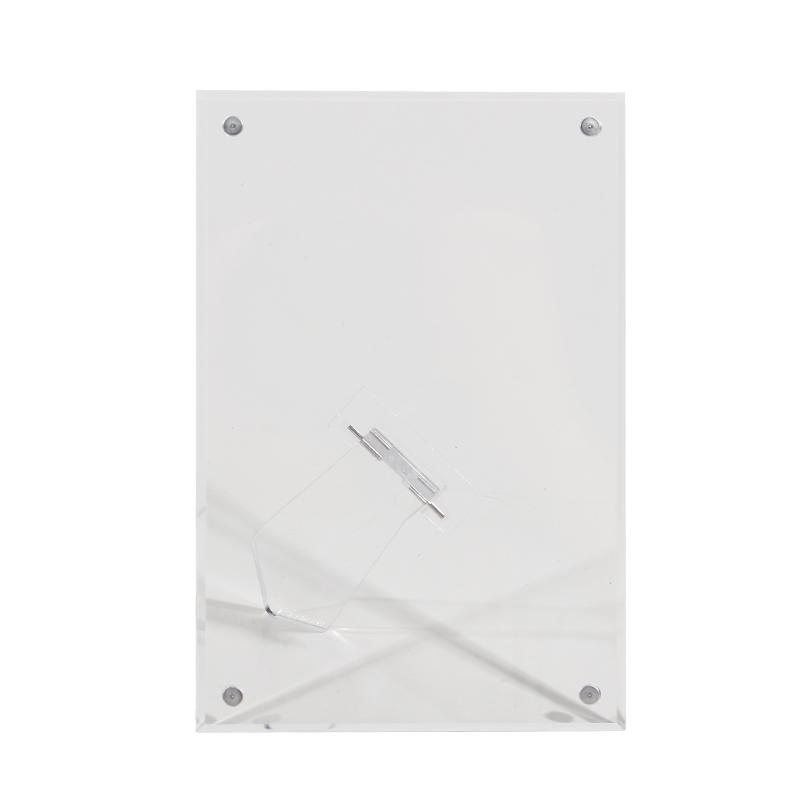 Akryl Fotoramme Fotoramme Utstilling Bilderamme Magnetisk Brakett Fotoramme Stativ