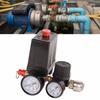 A95I-Pressure Control Switch Regulator Valve 90-120PSI 1/4In 4 Holes Controller Air Compressor Valve Air Compressor
