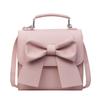Backpack women's new texture niche design portable bow schoolbag lightweight travel backpack